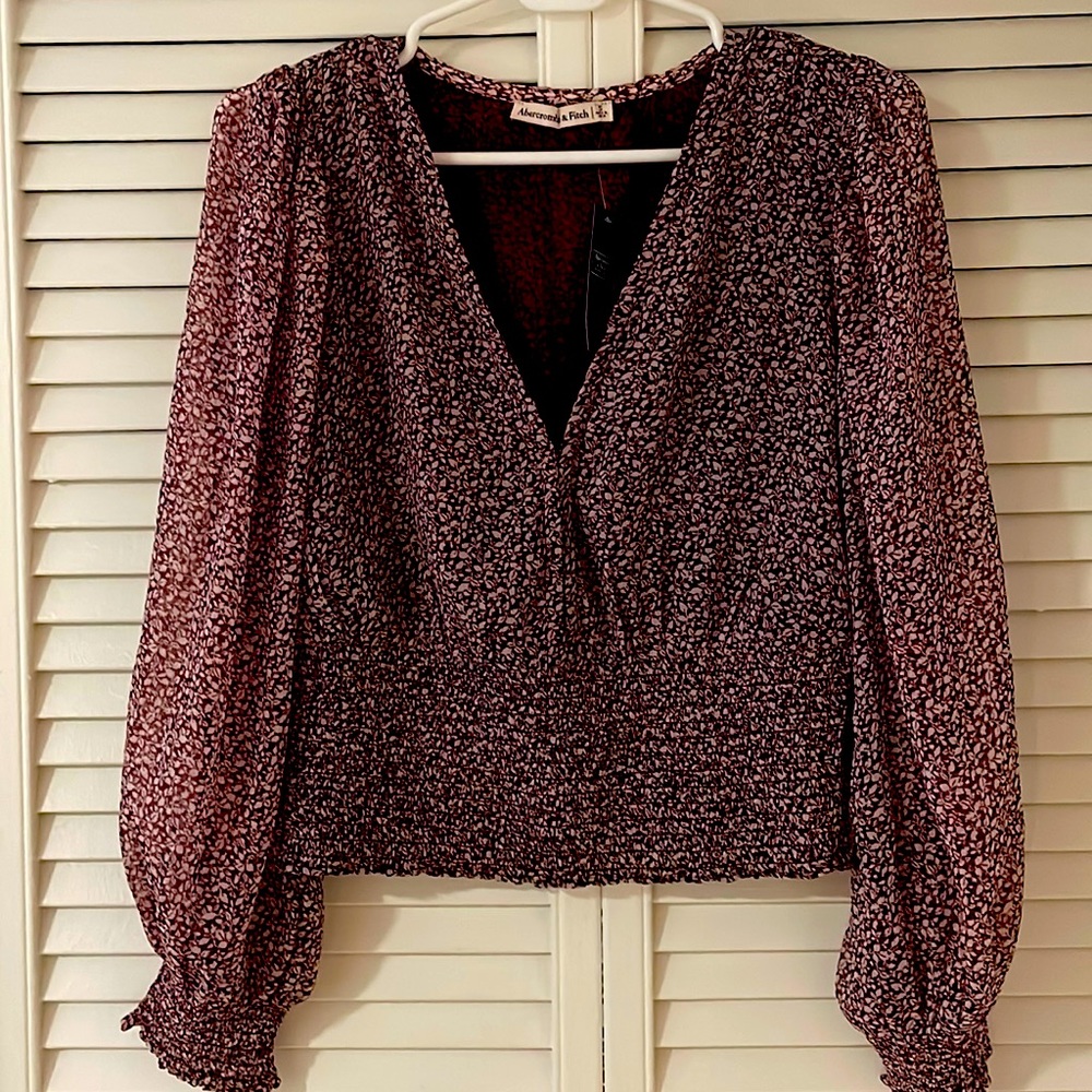 Abercrombie long sleeve blouse